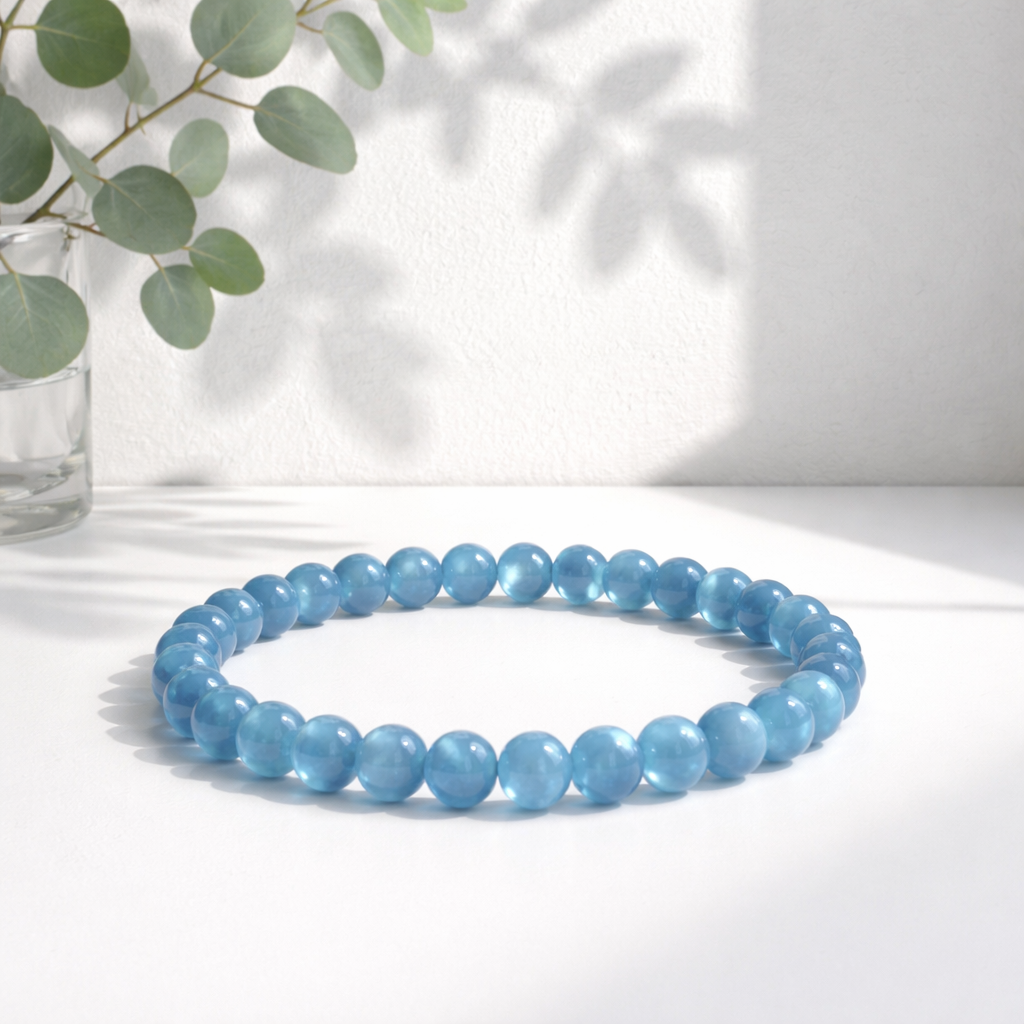 Blå Aquamarine