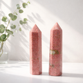 Rhodonite towers
